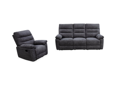 Comficore Charcoal Motion Set ( Sofa + Chair)