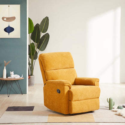 ComfiGlide Mustard Yellow Glider Reliner