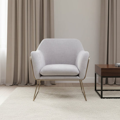 Comfort Cover Grey Accent Chair