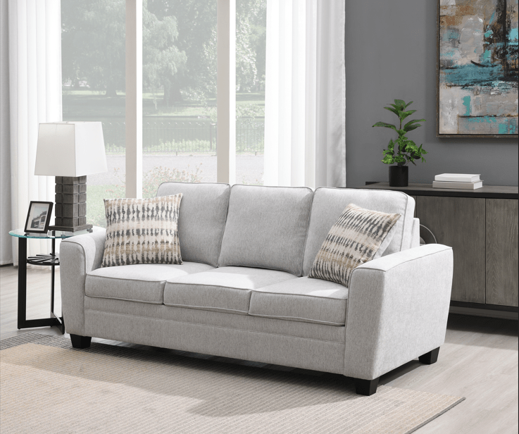 Confa Grey Living Room Set (Sofa + 2 Loveseat)