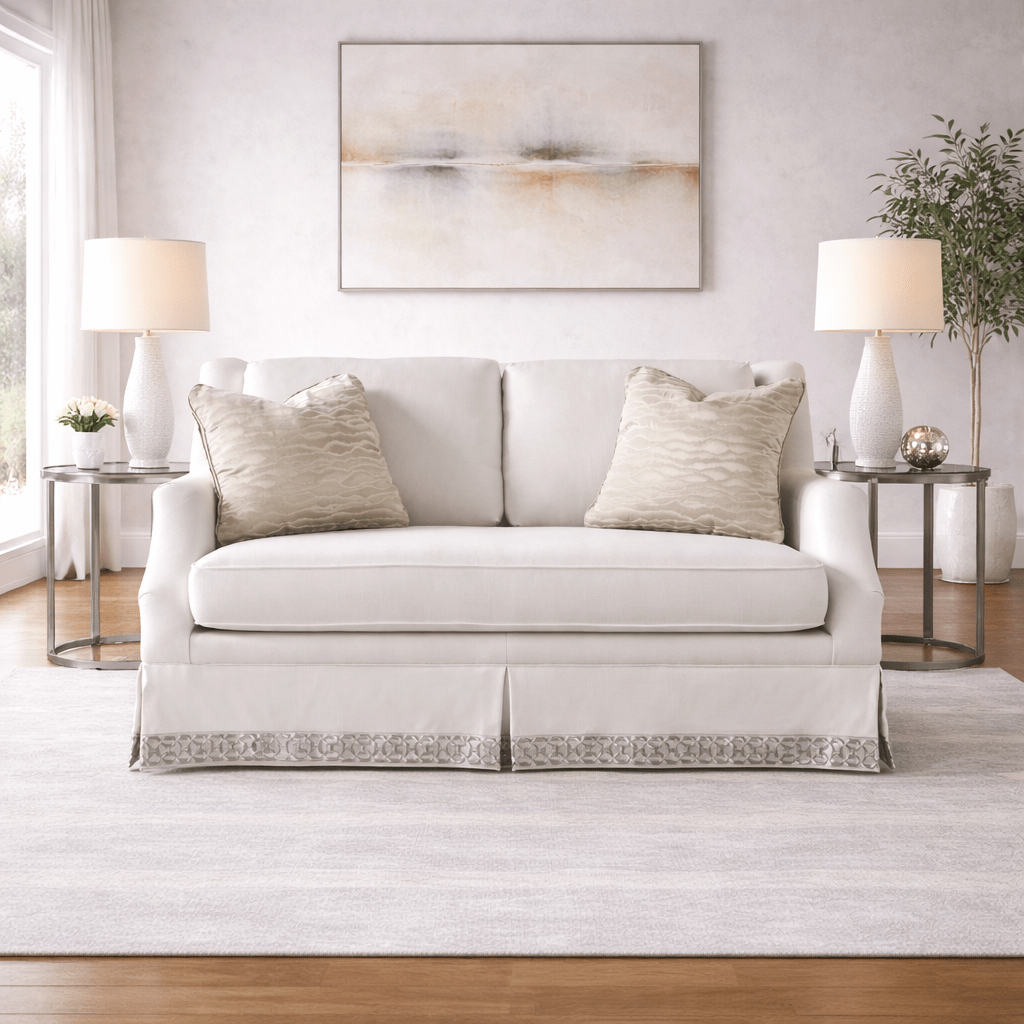 Copacabana White Loveseat
