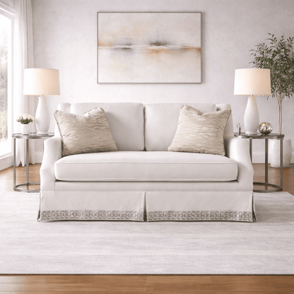 Copacabana White Loveseat