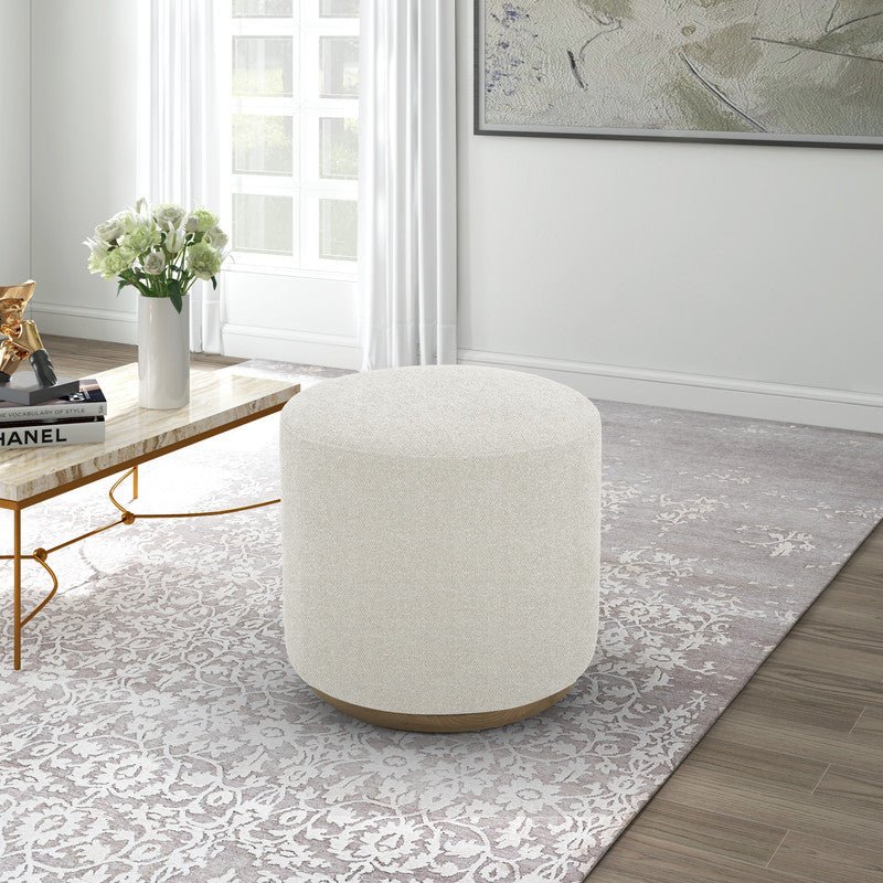 Cora Grey Ottoman