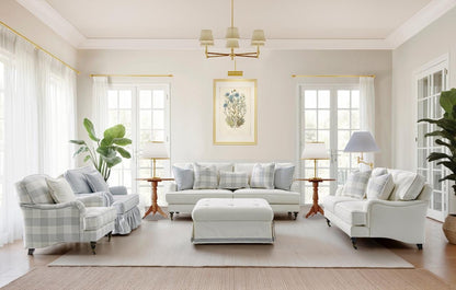 Cottage Calm by نوف العبودي طقم غرفة المعيشة