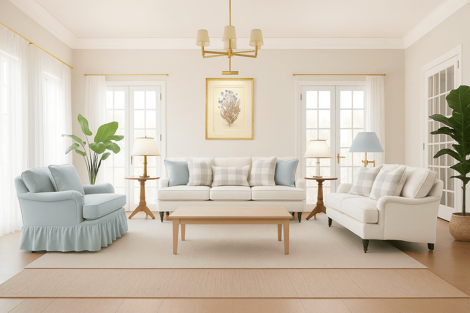 Cottage Calm by Nouf Alaboudi Loveseat