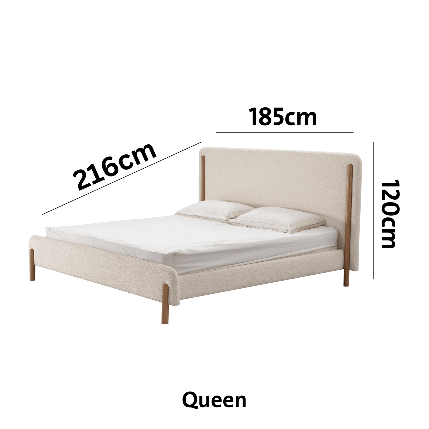 Starlit Sleeper Grey King Bed x W196