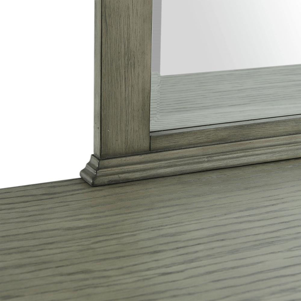 Crawford Dresser &amp; Mirror Set Grey