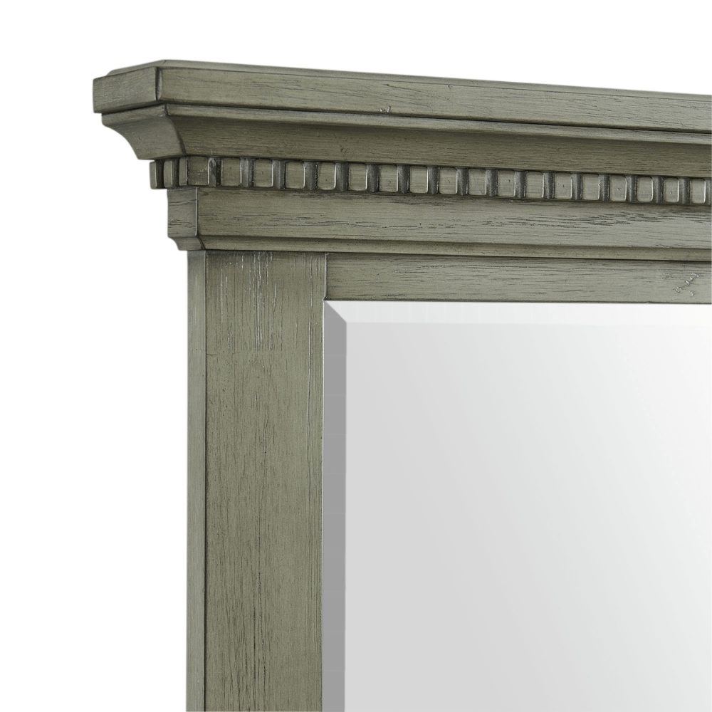 Crawford Dresser &amp; Mirror Set Grey