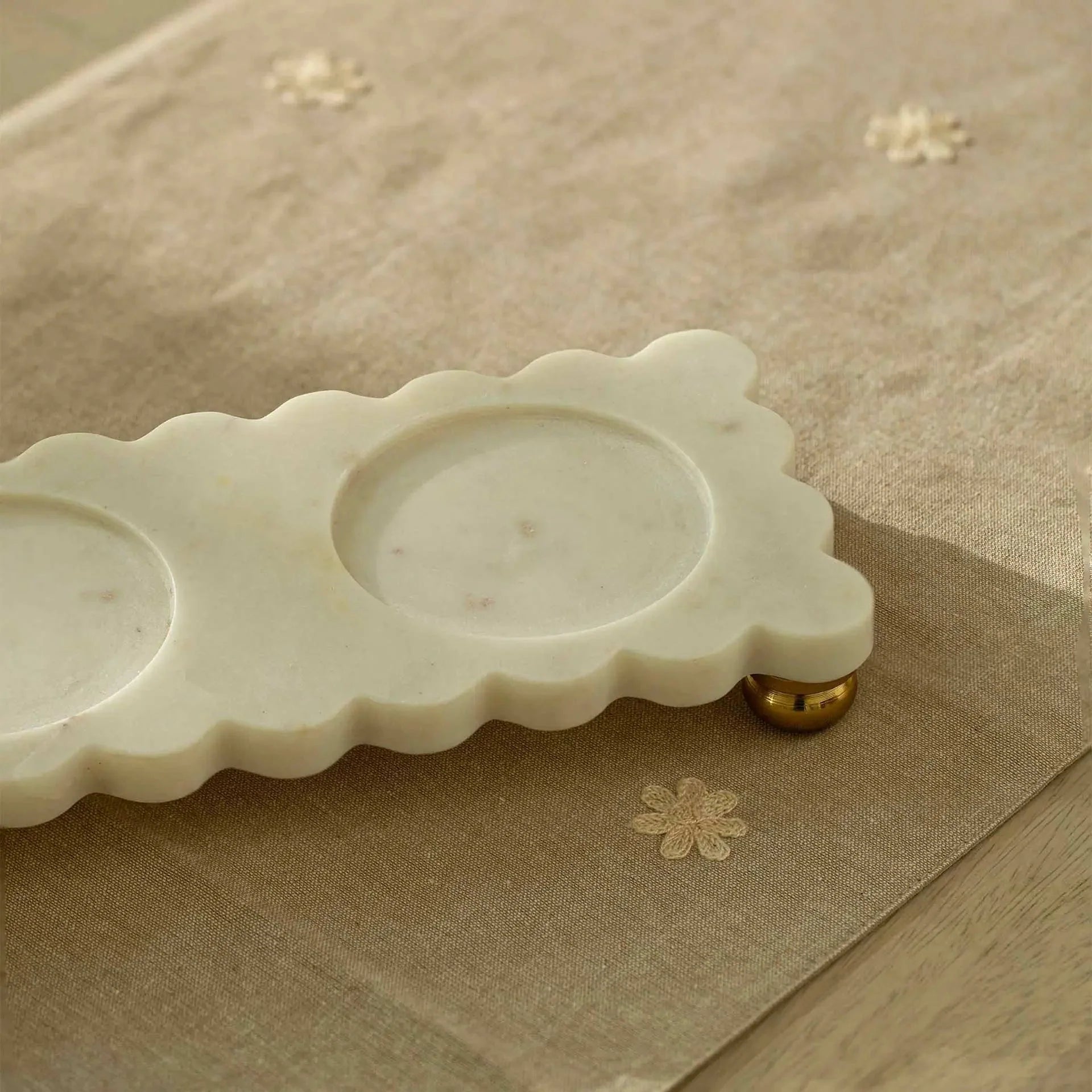Crescent Candle Holder for 3