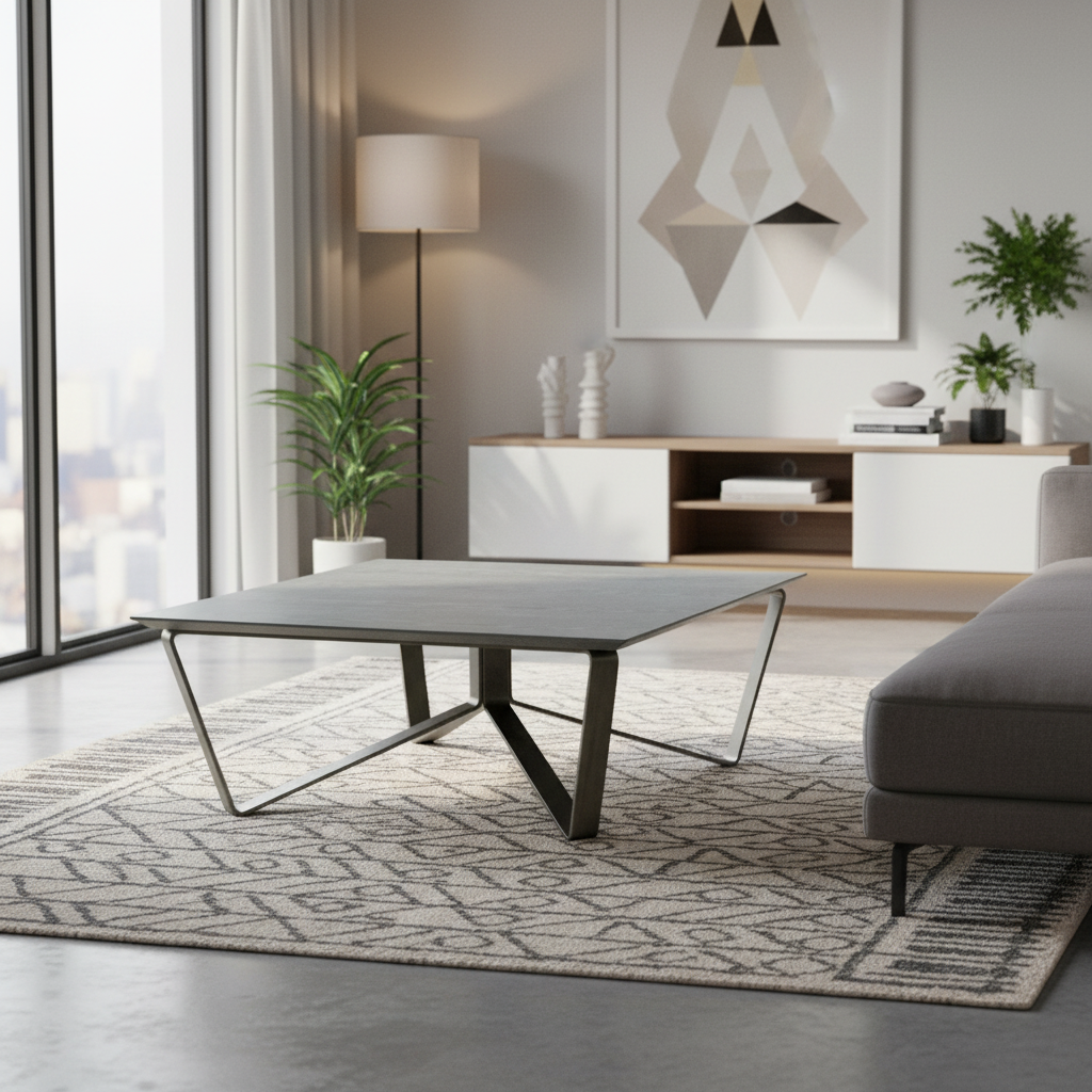 Crossed Square Coffee Table