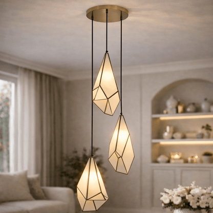 CRYSTAL BUNCH OF 3 PENDANT LAMP