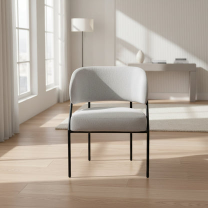 Curve Light Grey Dining chair