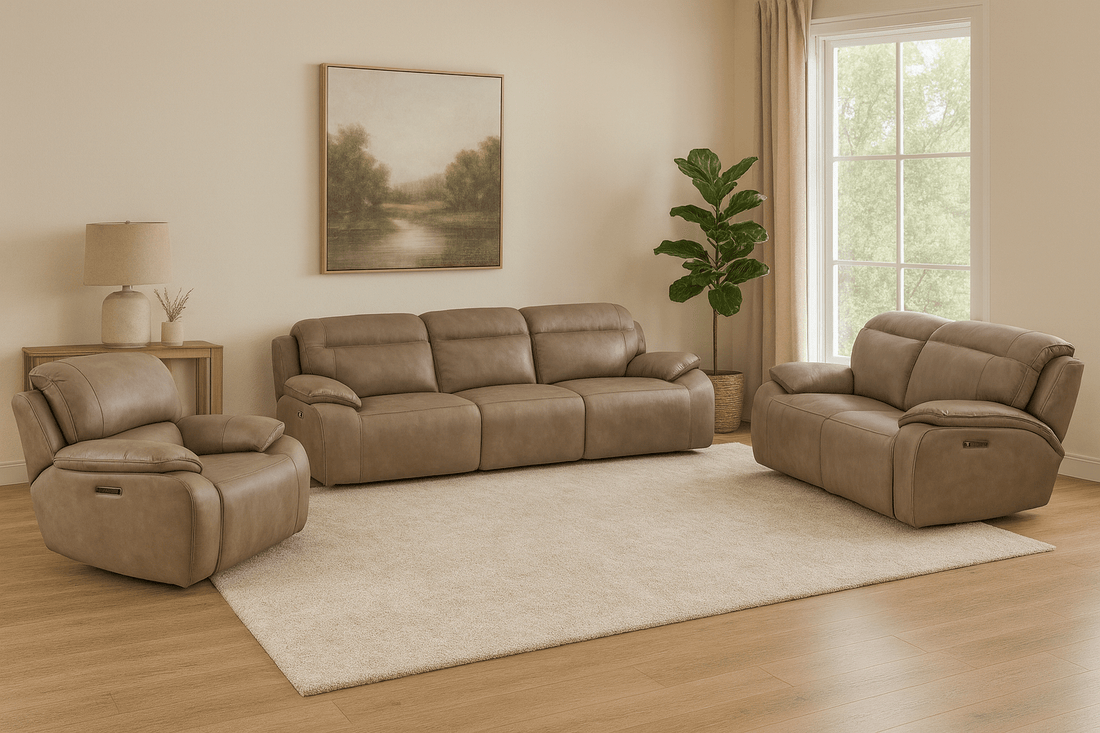 Cushy Brown Power Motion Set