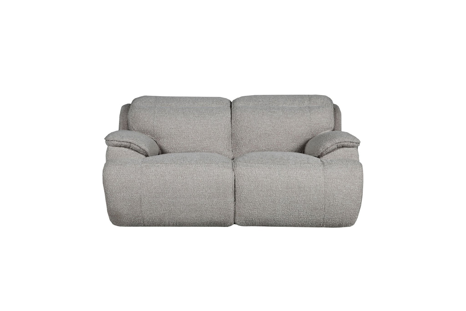 Cushy Grey Power Motion Loveseat