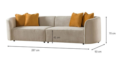 Orin Blue Living Room Set