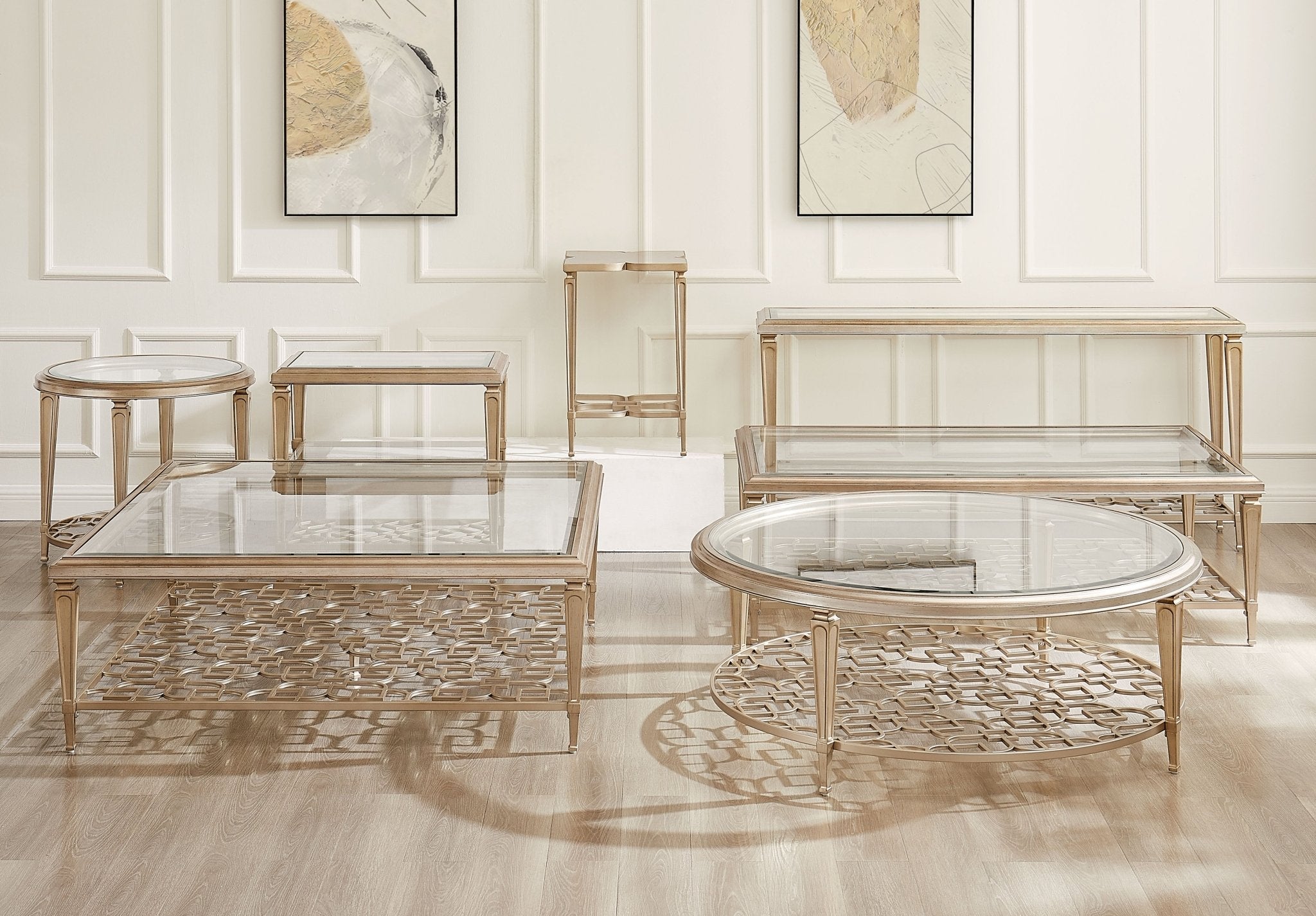 Dar Side Gold table