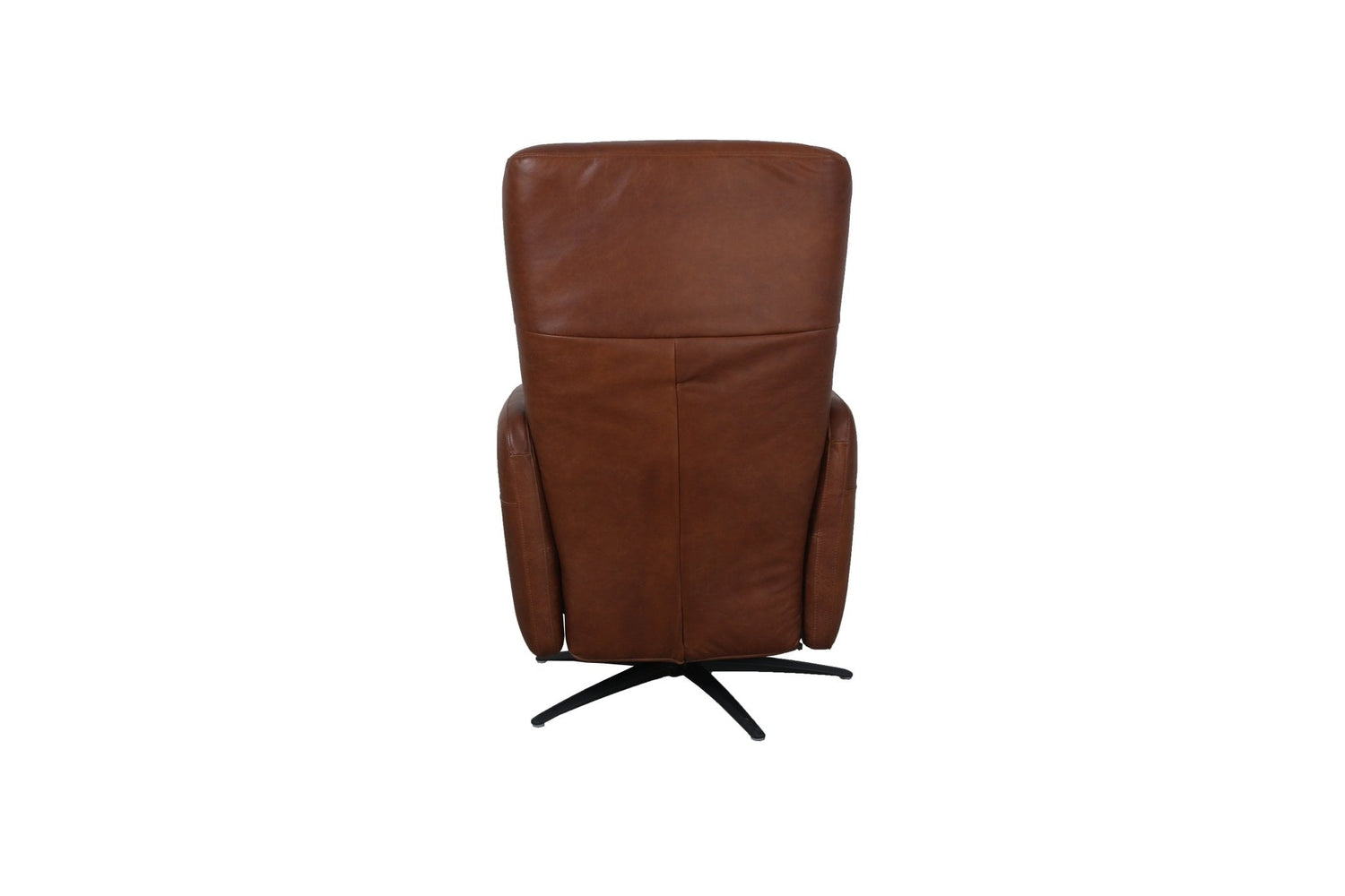 Dark Brown Leather Power Recliner