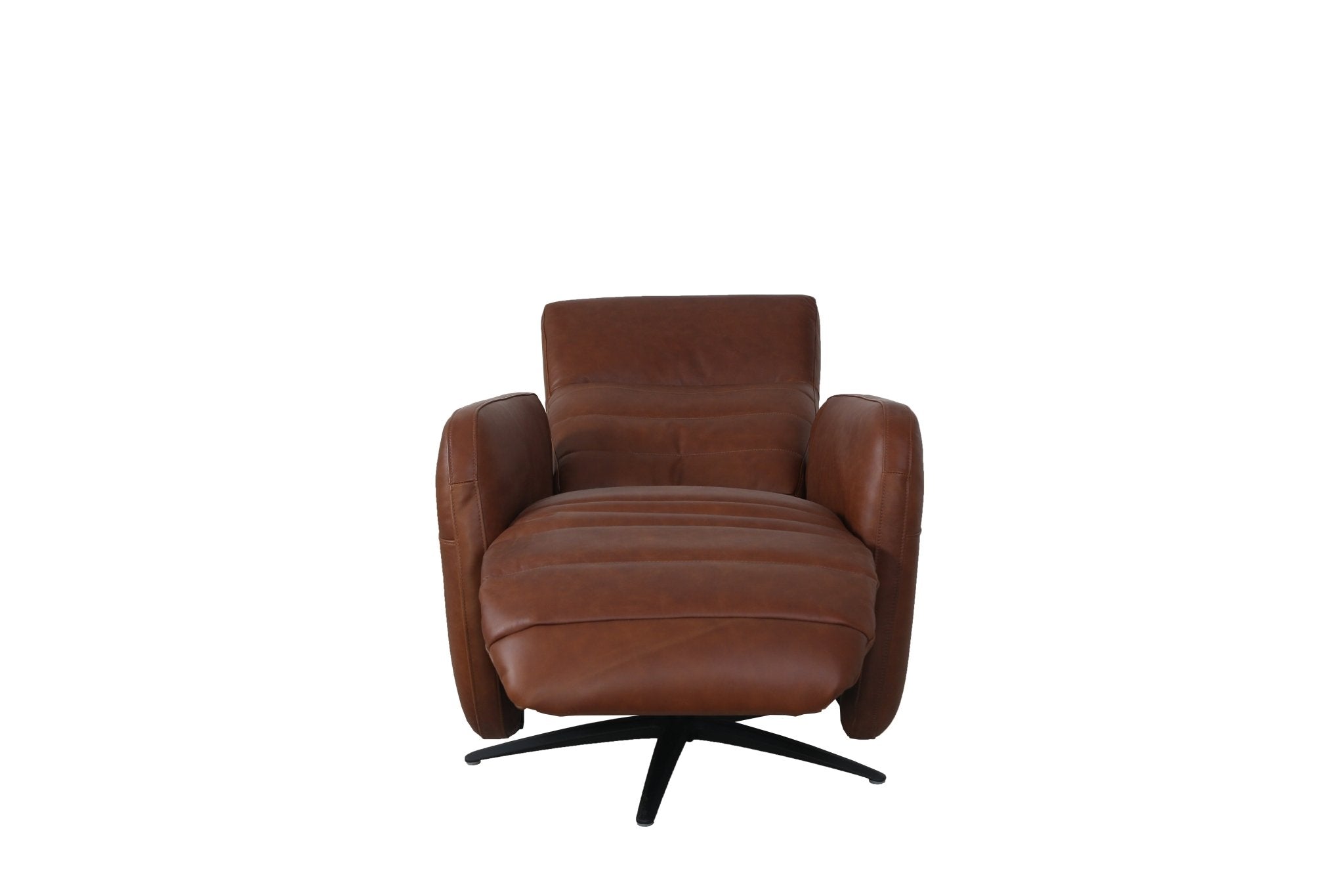 Dark Brown Leather Power Recliner