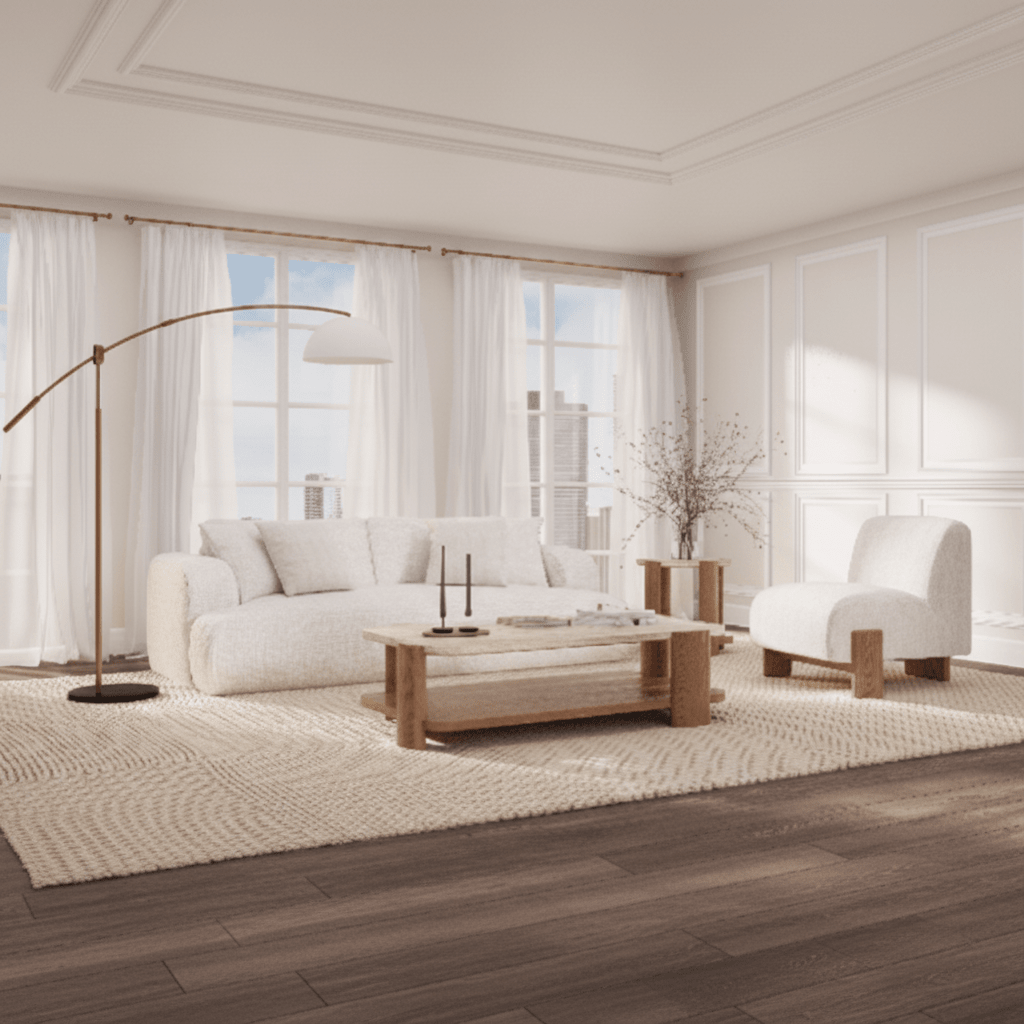 Dawn Travertine Coffee Table
