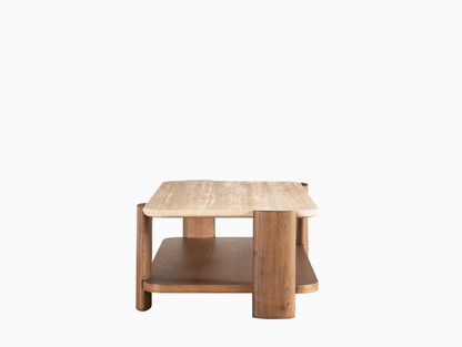 Dawn Travertine Coffee Table
