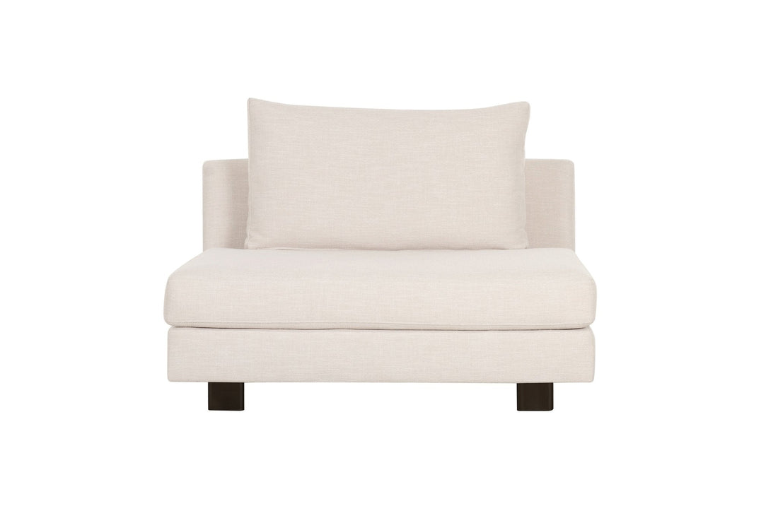 Deniz Brown Armless Chair