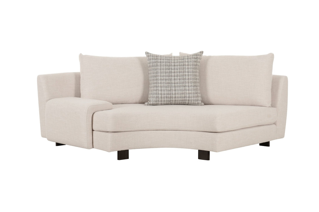 Deniz Brown Left Arm Facing Seater