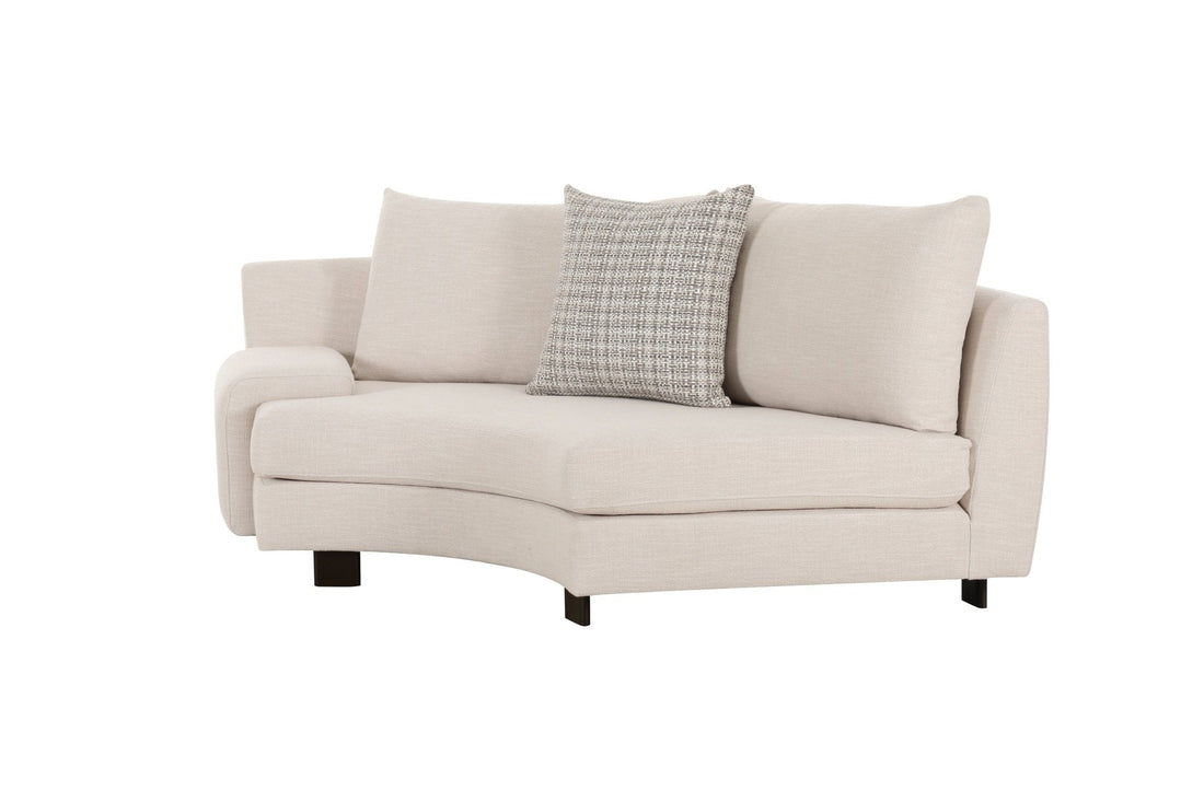 Deniz Brown Left Arm Facing Seater