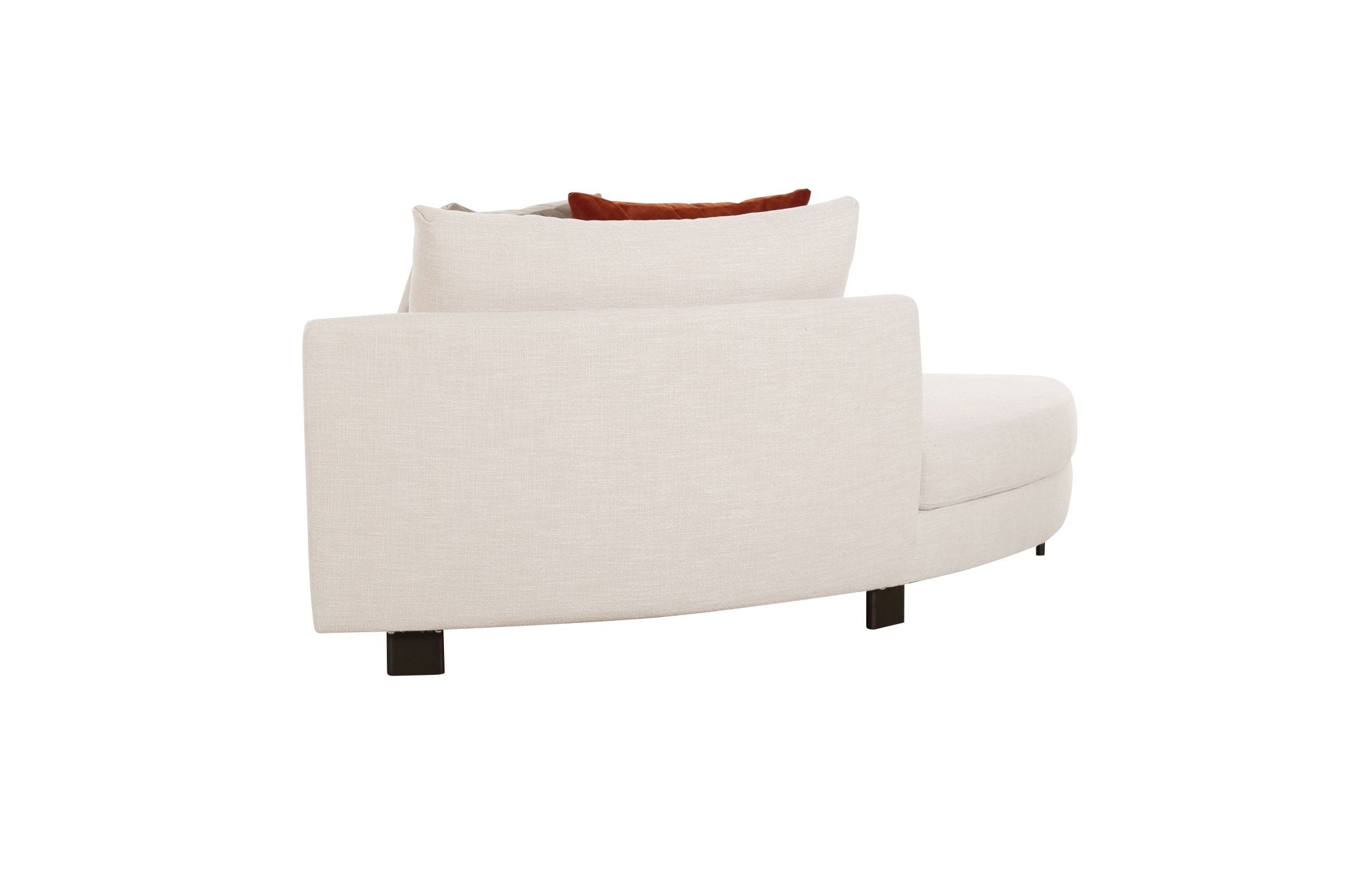 Deniz Brown Right Arm Chaise