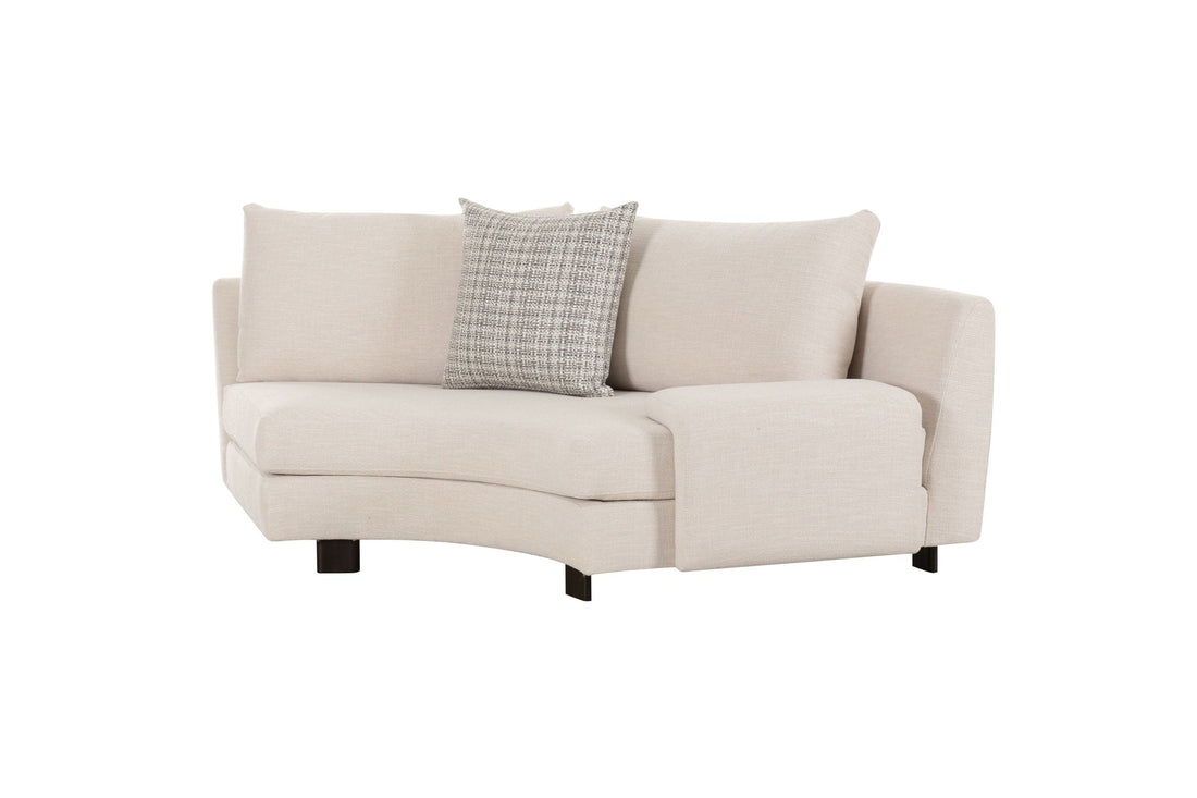 Deniz Brown Right Arm Facing Seater