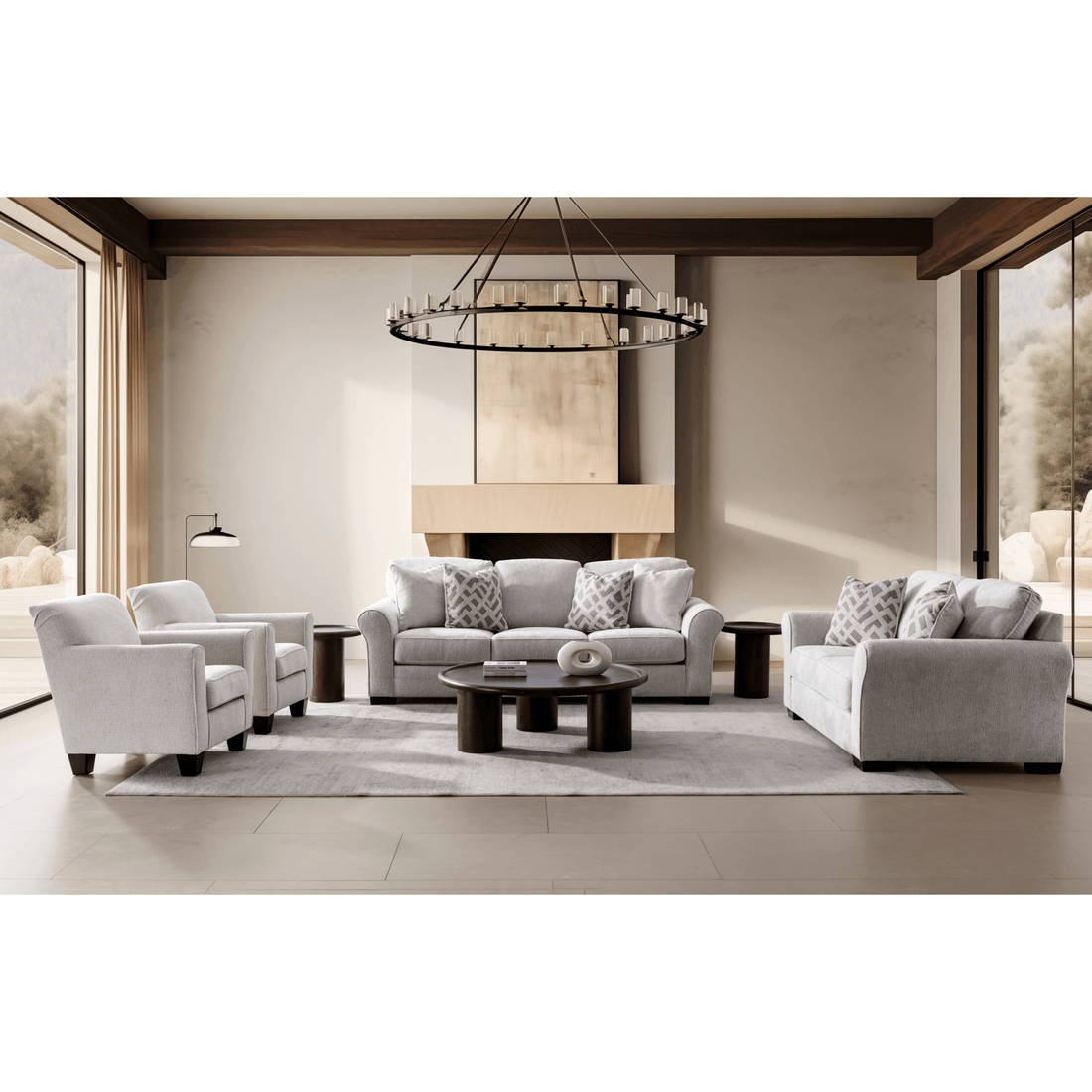 Dillon Grey Living Room Set