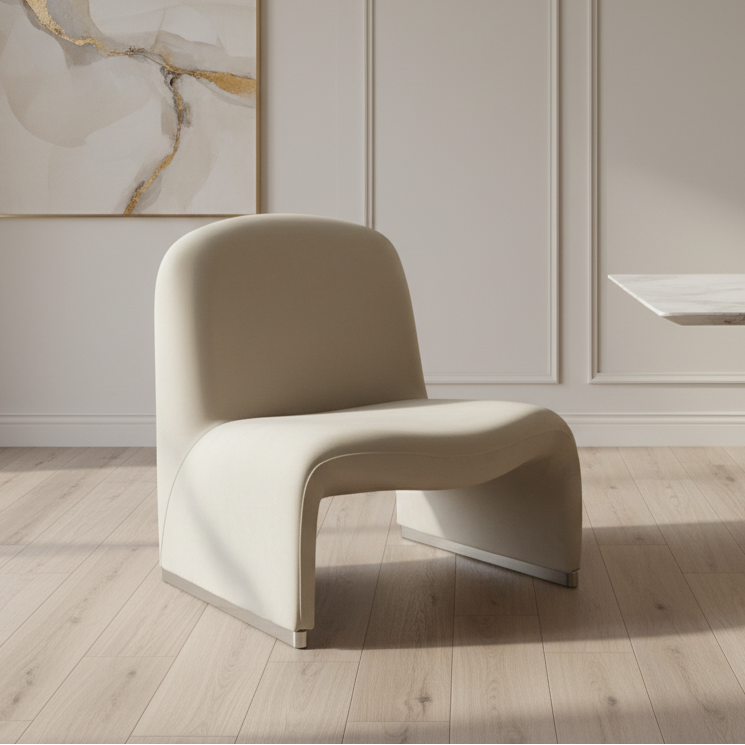 Dion Beige Accent Chair