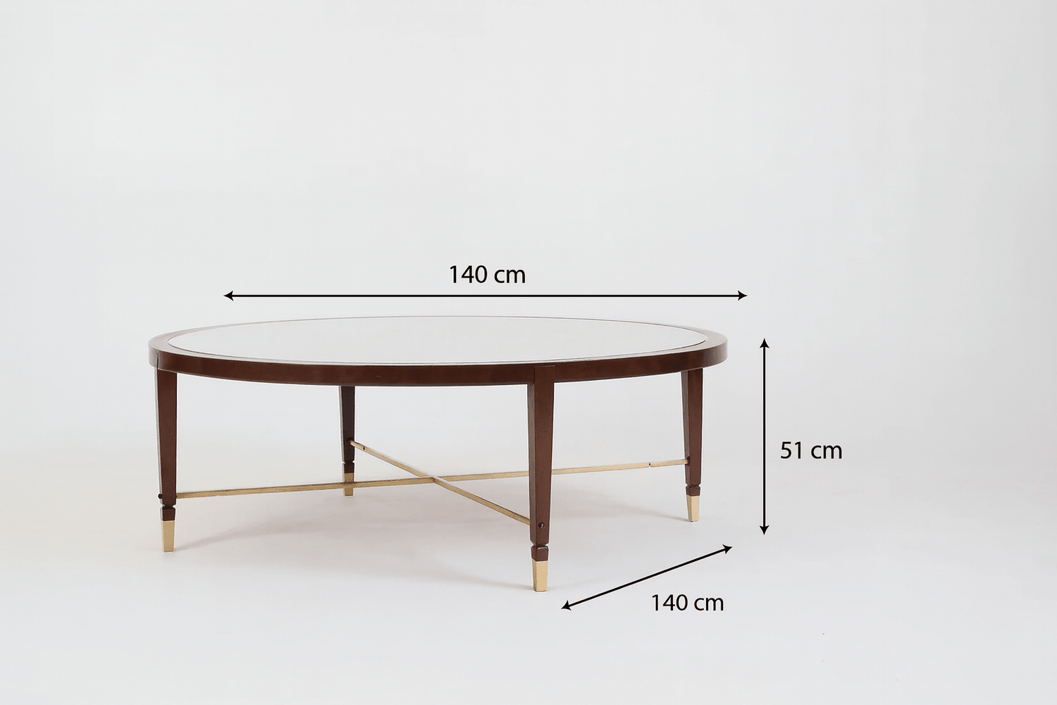 Diwan SILVER ROUND COFFEE TABLE
