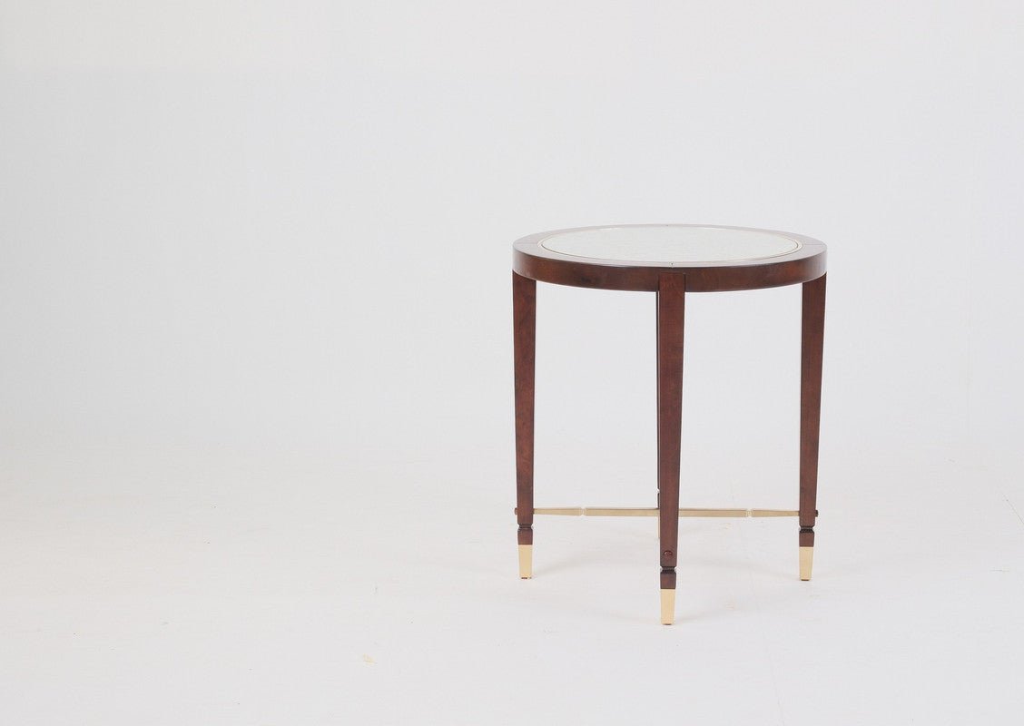Diwan SILVER ROUND SIDE TABLE