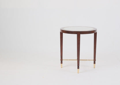Diwan SILVER ROUND SIDE TABLE