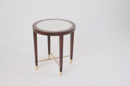 Diwan SILVER ROUND SIDE TABLE
