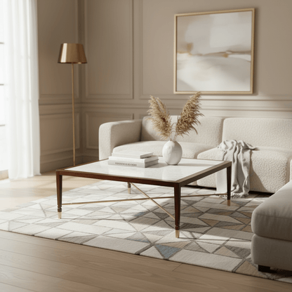 Diwan SILVER SQUARE COFFEE TABLE