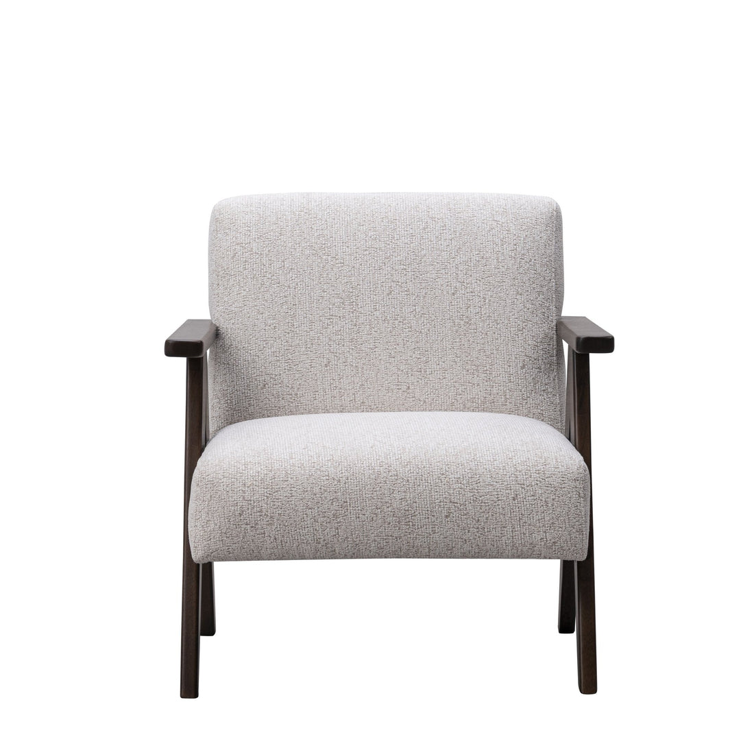 Echo Dark Brown Wood Accent Chair