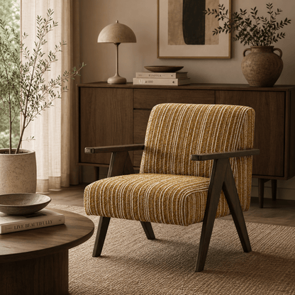 Echo Patterned Accent Chair