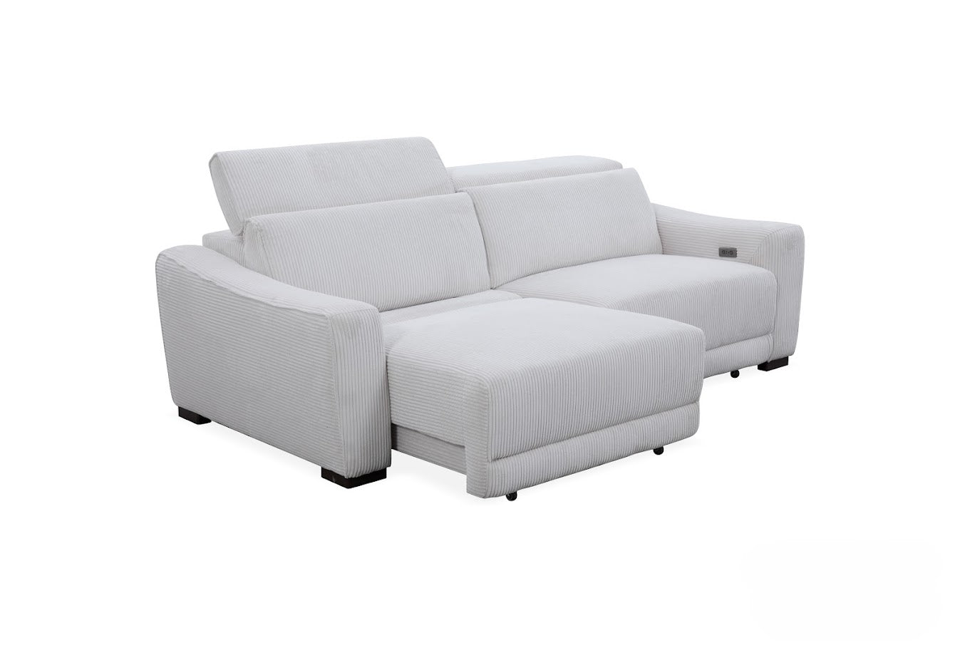 Elara grey Motion Power Slide Sofa