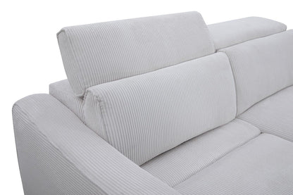 Elara grey Motion Power Slide Sofa