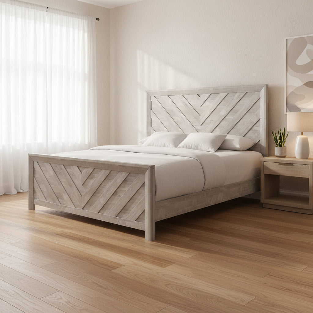 Eleanor King Bed in White