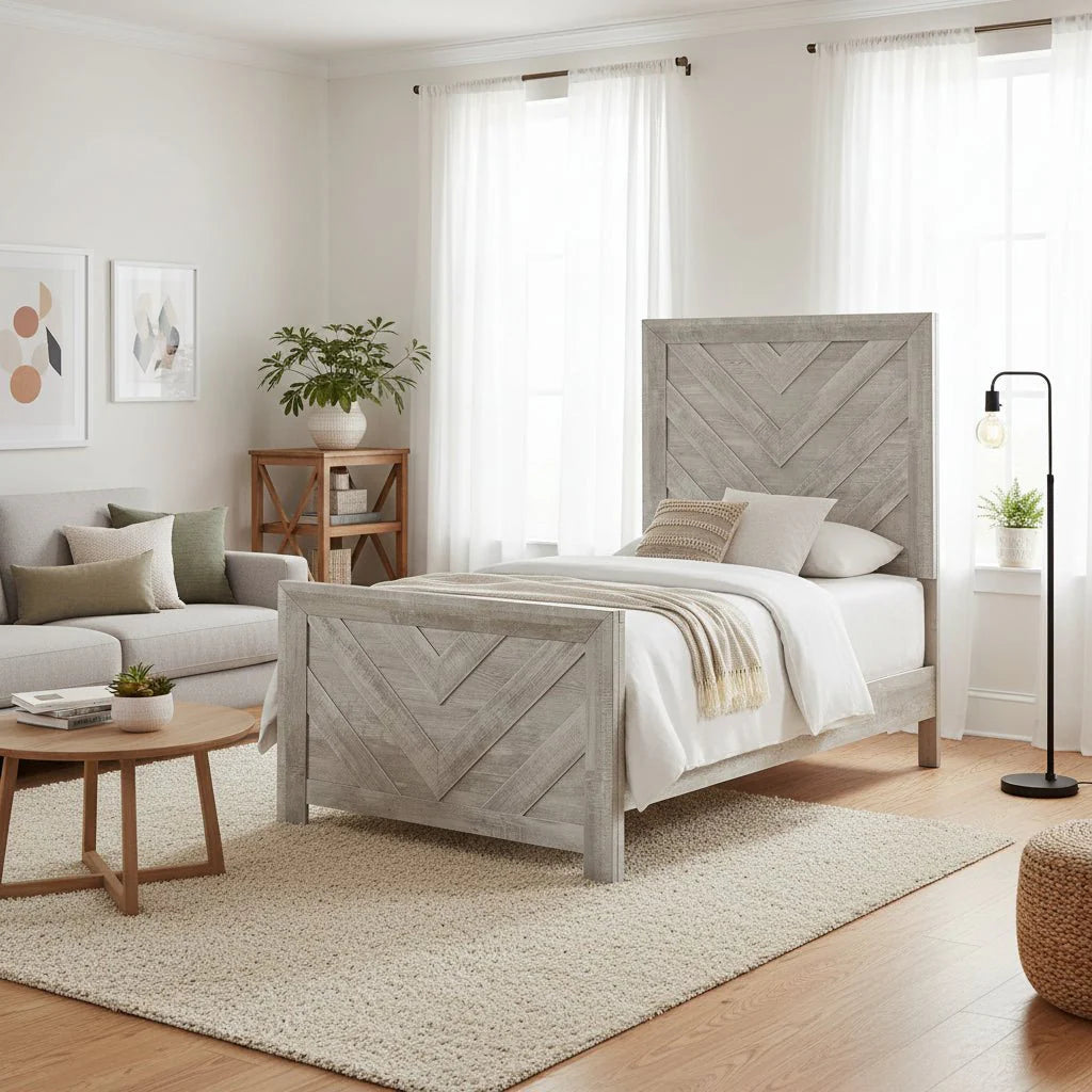 Eleanor Twin Bed in White