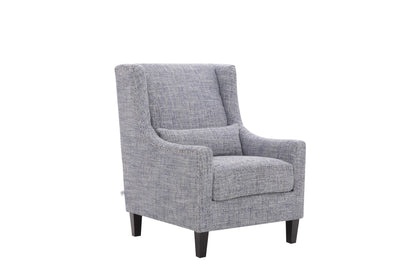 Elegant Grey Accent Chair