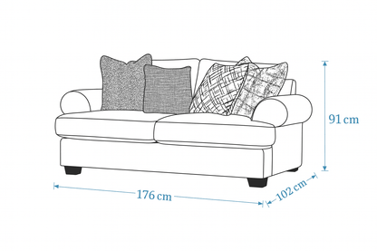 Elegant Off-White Living Room Set