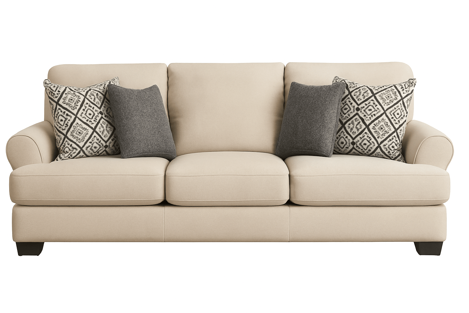 Elegant Off-White Living Room Set