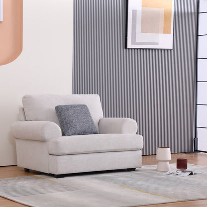 Elegant White Arm Chair
