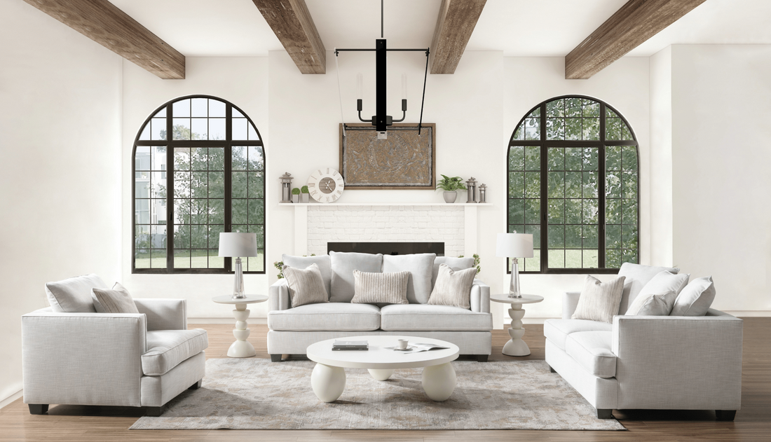 Elena Grey Sofa Set
