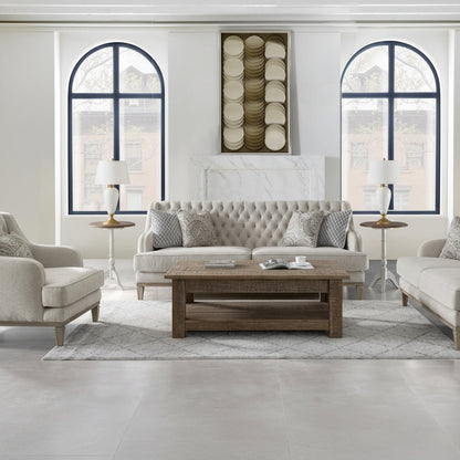 Ella Beige Sofa (226cm)
