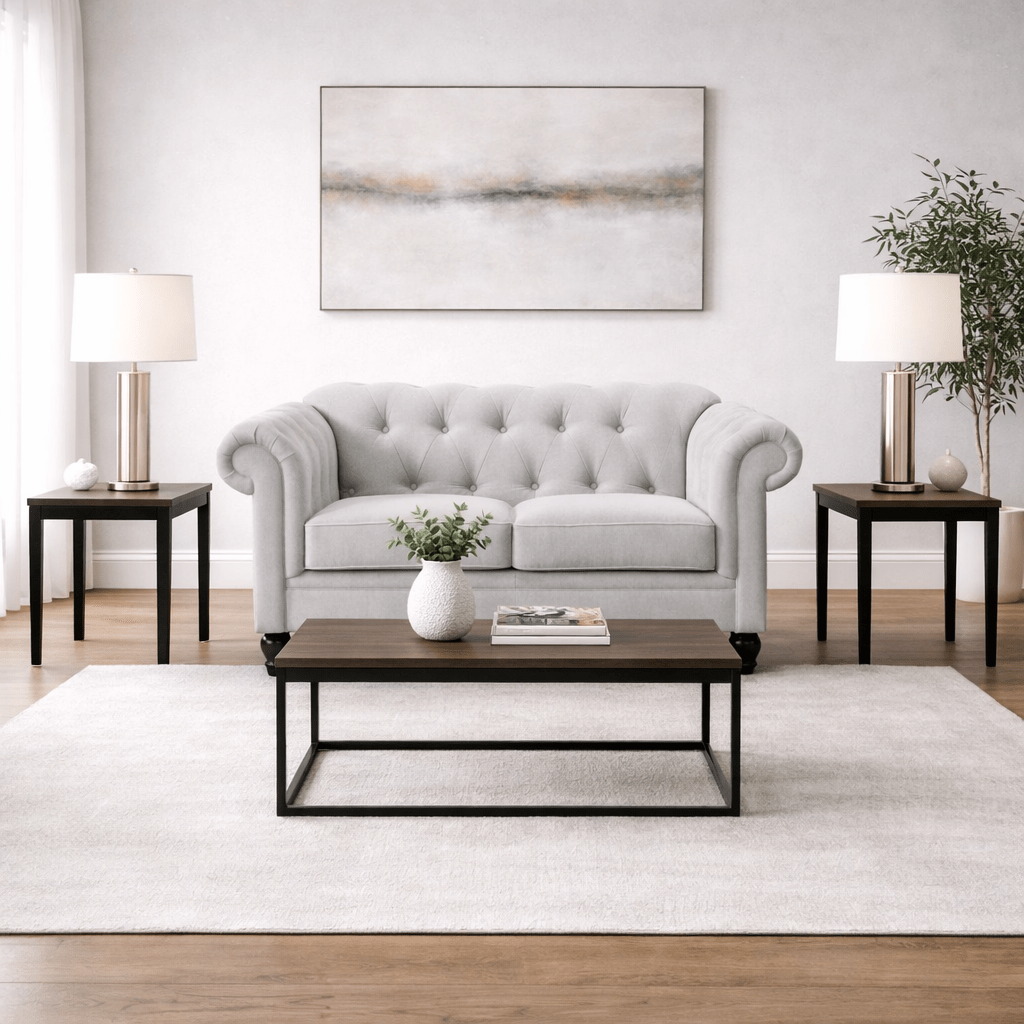 Emilia Grey Loveseat W174