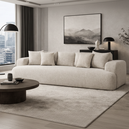 Emma Grey XL Sofa (280cm)